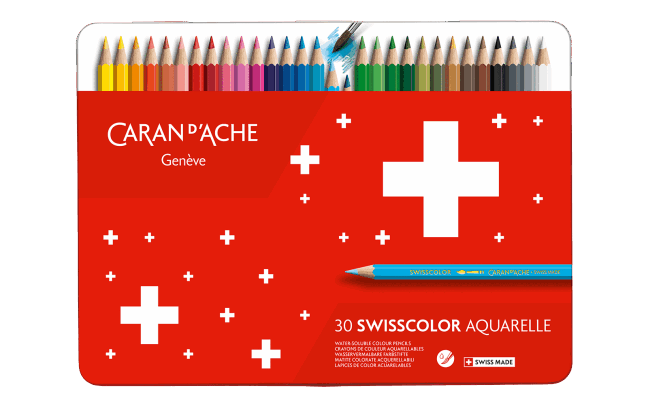 BOX SWISSCOLOR METAL AQUARELLE 1X30 PCS
