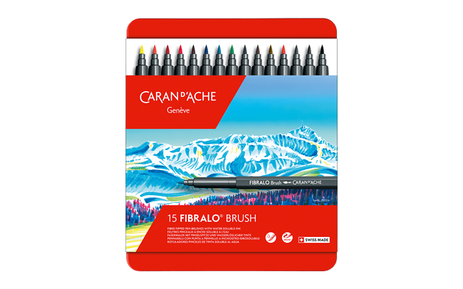 BOX CLASSIC FIBRALO BRUSH AQUARELLE 1X15 PCS