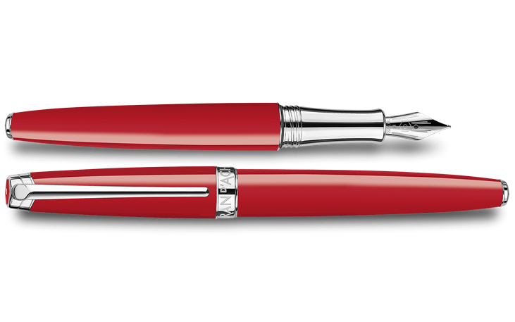 PLUMA FUENTE FOUNT PEN METAL RED UND